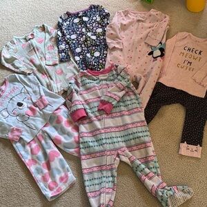 12 month Assorted Baby Pajamas Set